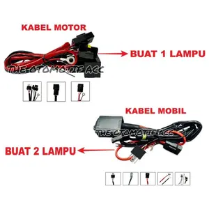 Kabel Relayset Biled Premium penyetabil arus Led