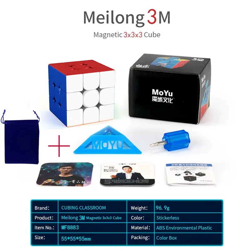 Khối Lập Phương Ma Thuật, Moyu Rs3m, Khối Lập Phương Tốc Độ Từ Tính, 3 * 3, Bán Chạy Năm 2020, Hàng Có Sẵn Toy 8