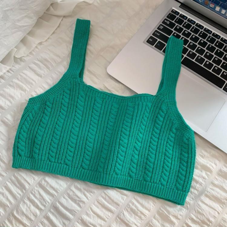 A001- Áo croptop nữ - Áo hai dây bản to phối đồ siêu xinh 7