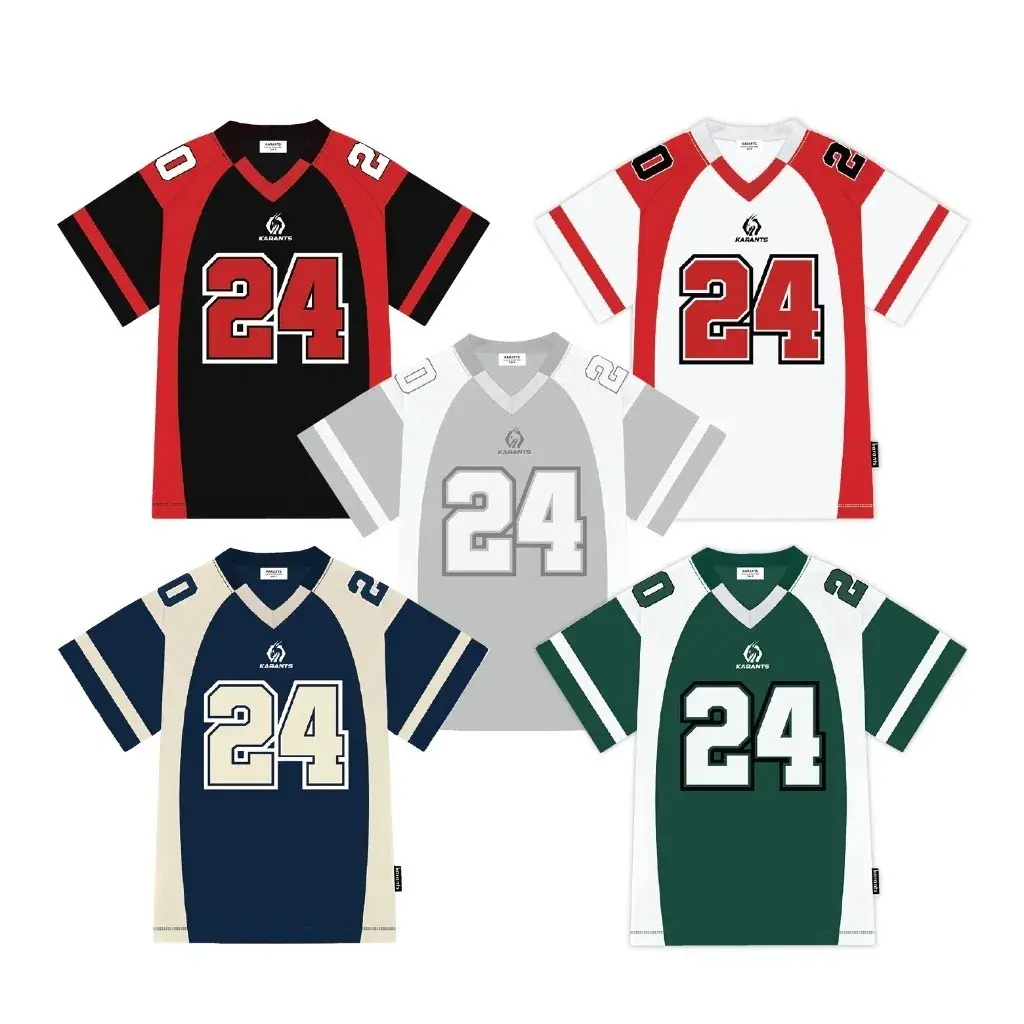 Free Custom Name and Number Oversized American Shoulder Patch Women's and Men's Summer Short-sleeved T-shirts Couple V-neck Sweatshirts Football Volleyball Jerseys