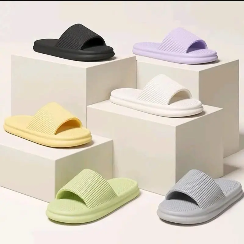 Dép đi trong nhà, nhà tắm cho nam nữ bằng xốp EVA chống trượt L3 Slipper Dép Đế Bằng DéP Đồng Hoa Cao Su
