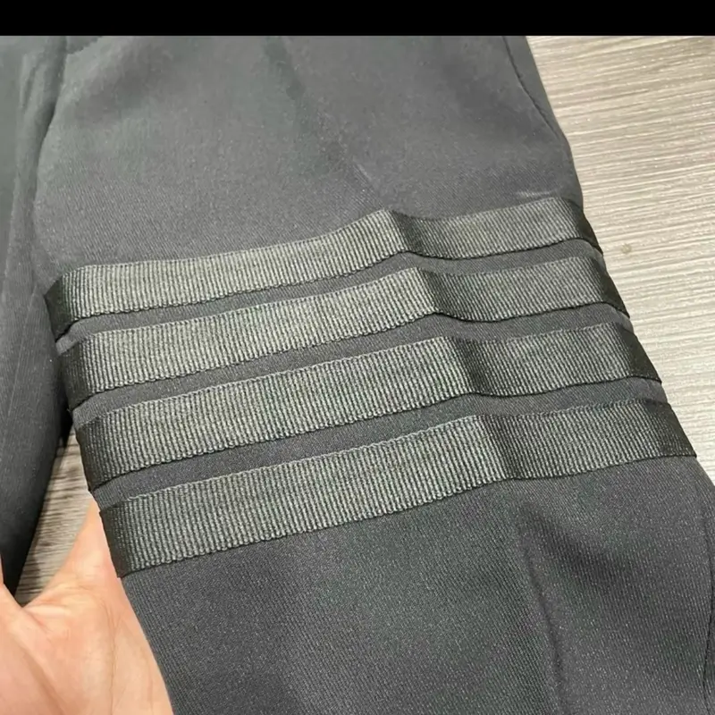 Quần âu nam 4 kẻ đen - Menswear Pants Có Túi 1