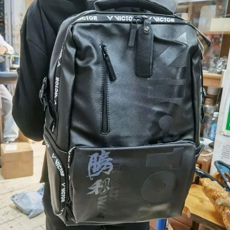 Balo cầu lông VICTOR BR3034 full da PU, cầu lông 8