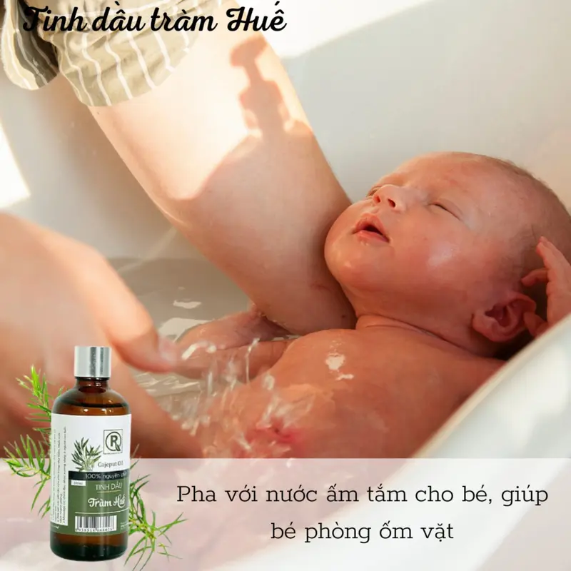Tinh Dầu Tràm Huế 100ml tặng vỏ dây treo kim tuyến 8ml 3
