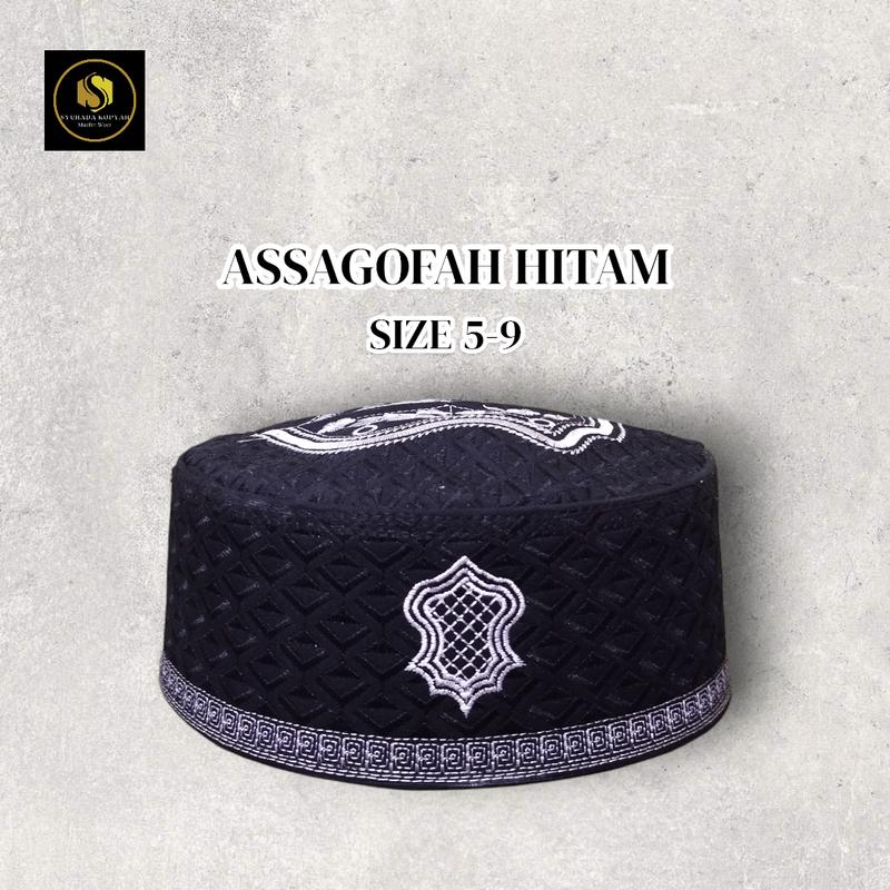 Kopyah Kopiah Peci Songkok Assagofah UAH Muslim Nyaman 0