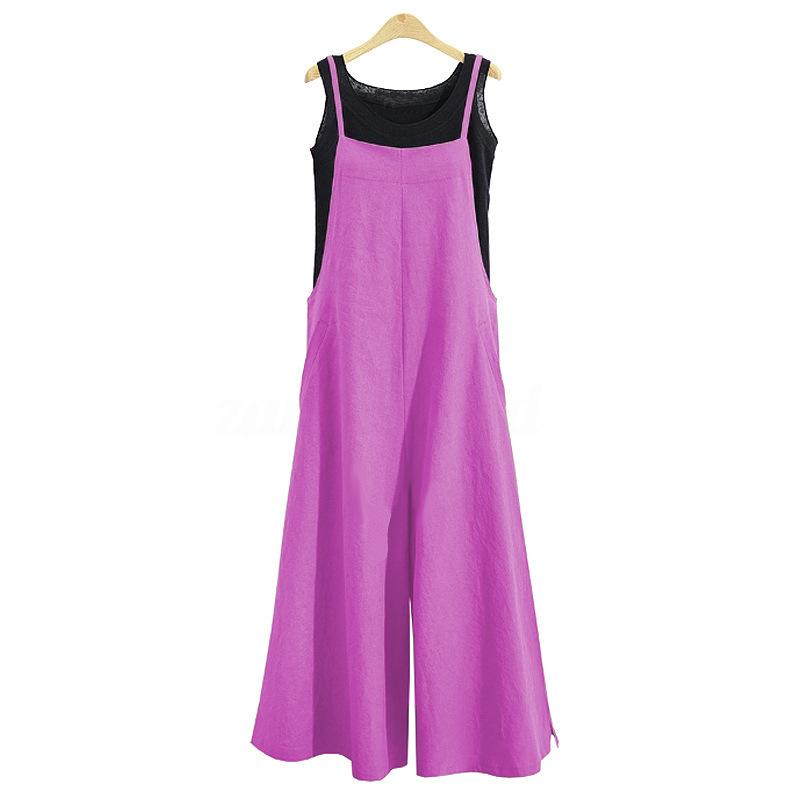 Product Introduction of 2024 new beautiful women's loose jumpsuit, casual jumpsuit Overalls Lady Basic Fitted Minimalist Sleeveless Womenswear Lingerie Comfort 16