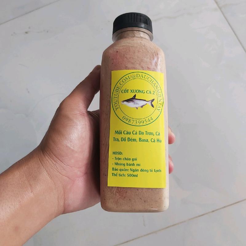 Mồi chuyên câu cá dồ đém dạng chai cốt xương cá 2