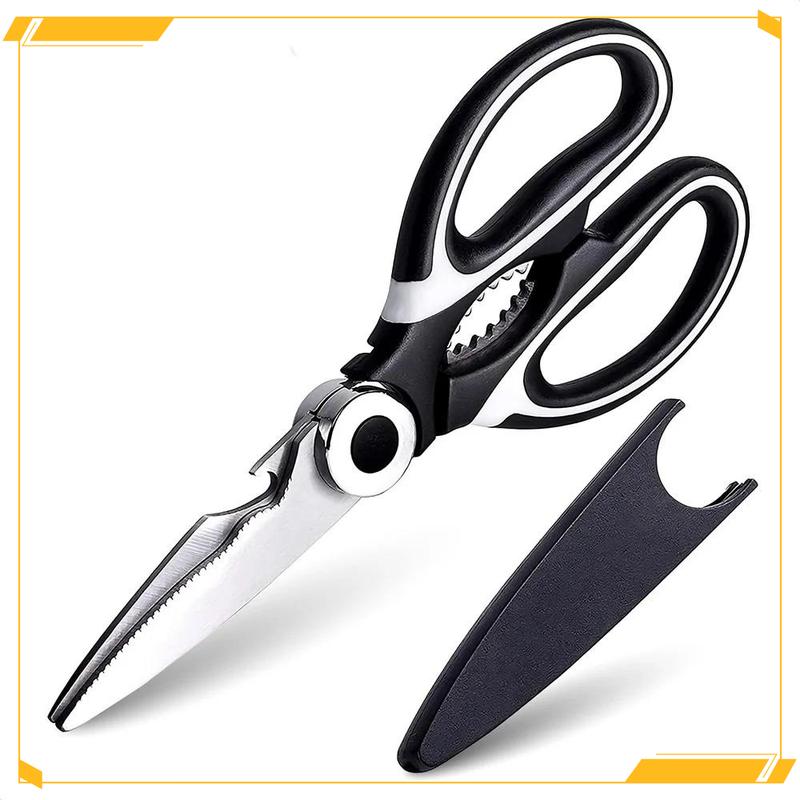 Product Introduction of Heavy Duty Kitchen Scissors Multifunctional Dishwasher Safe Meat Poultry And General Purpose Scissors Stainless Steel Utility 9