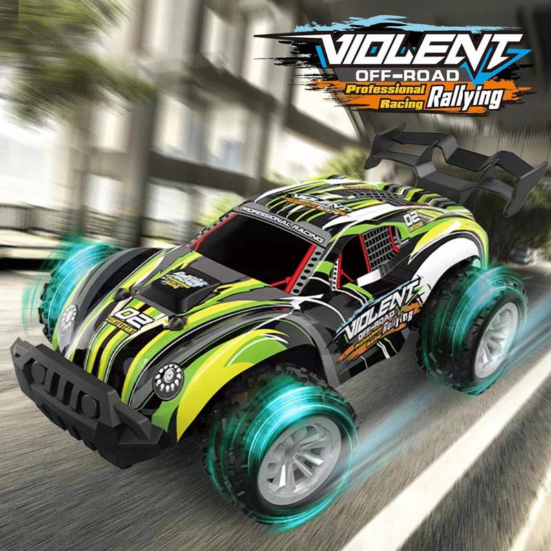 2.4G Remote Control Off-road Car Toy, Light Up Stunt High Speed Racing Car Toy, Creative Birthday and Holiday Gift Options 3