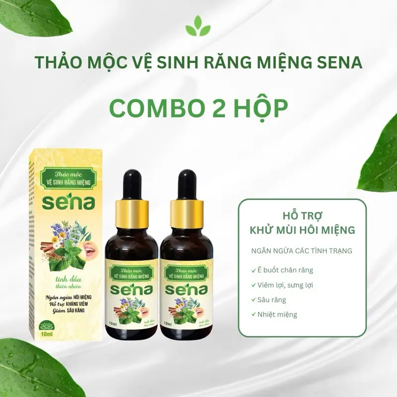 (MUA 2 chai  TẶNG 1 Nước Hoa vk dành cho cả nam và nữ )        ComBo 2 chai Thảo Mộc Vệ Sinh Răng Miệng SeNA TẶNG  1 CHAI  NỨOC HOA VK Xịt Thơm Miệng 0