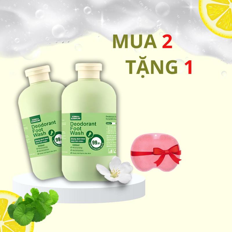 Dung dịch khử mùi hôi chân LIBITU dung tích lớn triết xuất thiên nhiên hương hoa chuông xanh có chứa ion bạc kháng khuẩn khử mùi hiệu quả hỗ trợ giảm tiết mồ hôi giúp chân khô thoáng mềm mịn thân thiện với làn da