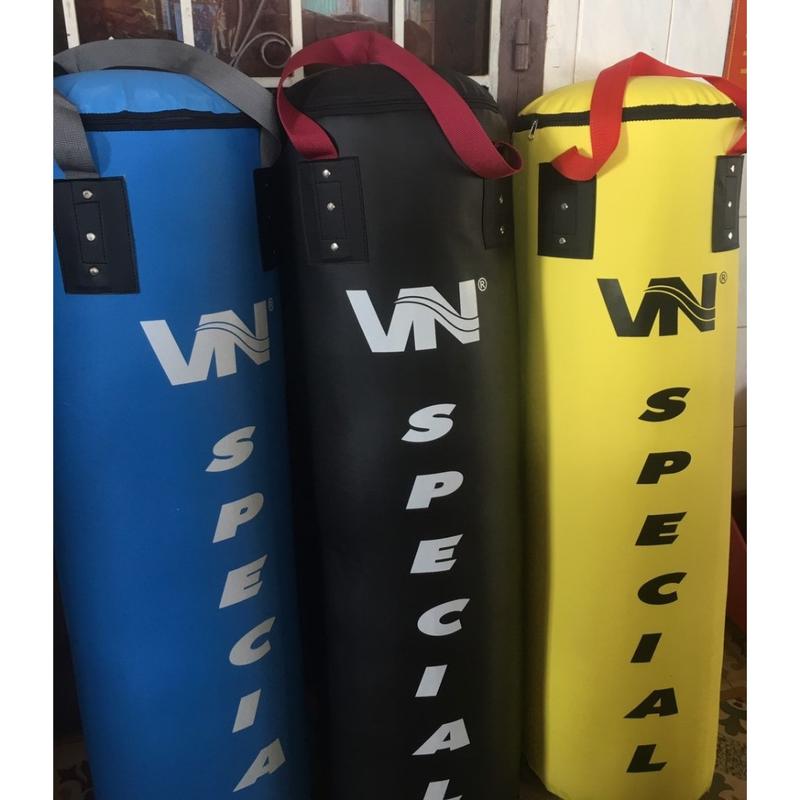 Bao Cát, Bao Đấm Bốc Đã Dồn Vải VN Special, Có Nắp Và Khóa Kéo cao 100 cm, Chọn Màu Ghi Vào Tin Nhắn bao  cát 0