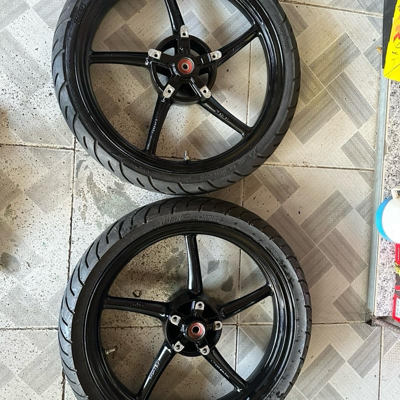 Combo bánh xe bánh mâm vành Mâm xeỵ 5 cây rcb 1.85 2.5 cho xe ex 150 155 gắn như zin ae cần lh. Phụ Kiện Phụ Tùng