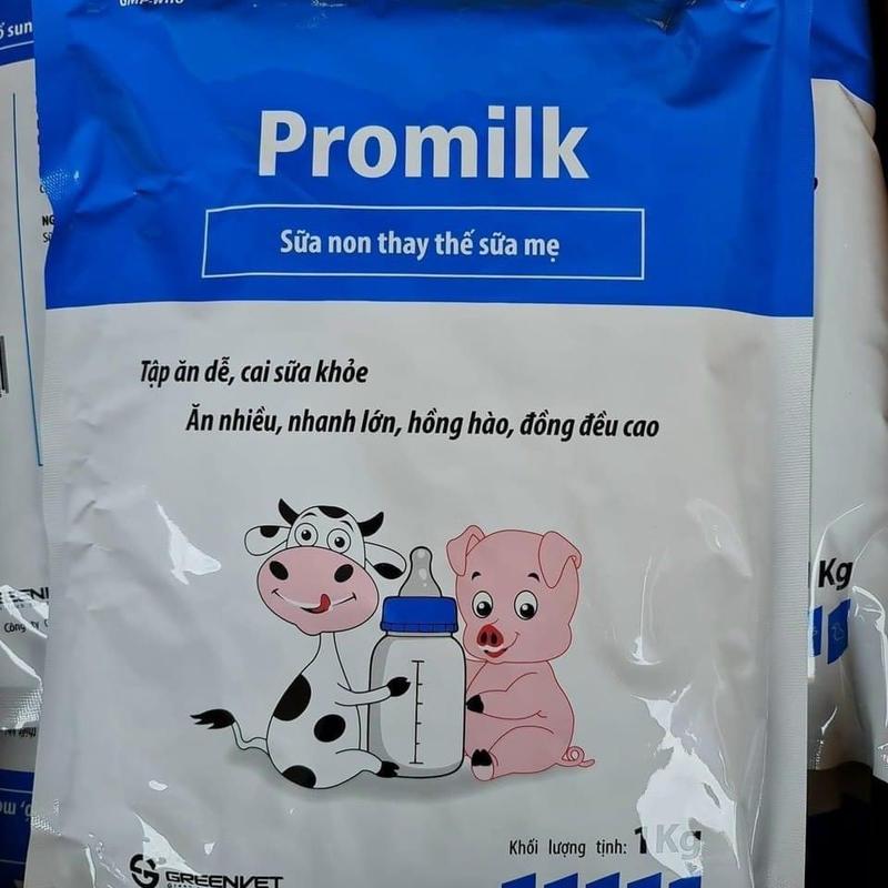 Sữa non Promilk (1kg) sữa non thay thế sữa mẹ cho chó mèo, gia súc như bê, nghé, heo, dê cừu