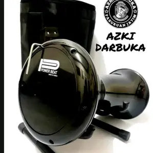 Darbuka Htam gilap + tas gratis Kunci l