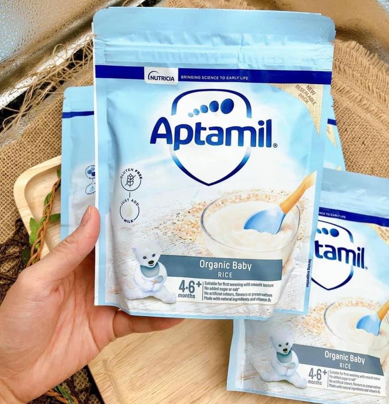 Bột ăn dặm Aptamil UK Cho Bé Từ 4-6m+ thang