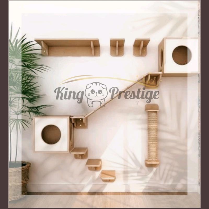 Cat wall playground / Mainan kucing / Garukan kucing / Cat tree / Cat ...