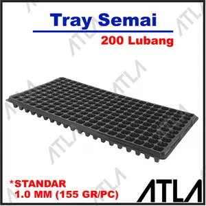 Tray Semai 200 Lubang Traypot Pot Bibit Biji Tray Nampan Hidroponik KT007