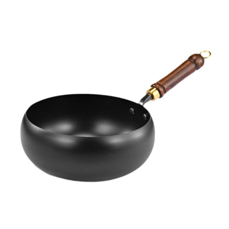 11'' Iron Wok Cookware Boiling Gas Frying Pan for Kitchen Hotel Restaurant 6