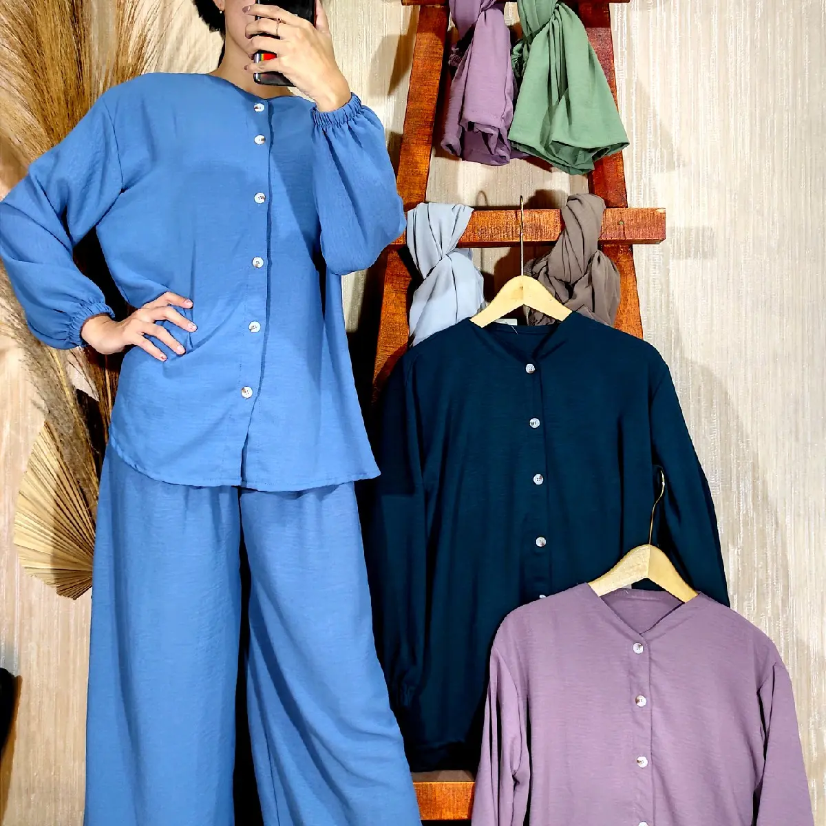 one set inara lengan panjang
