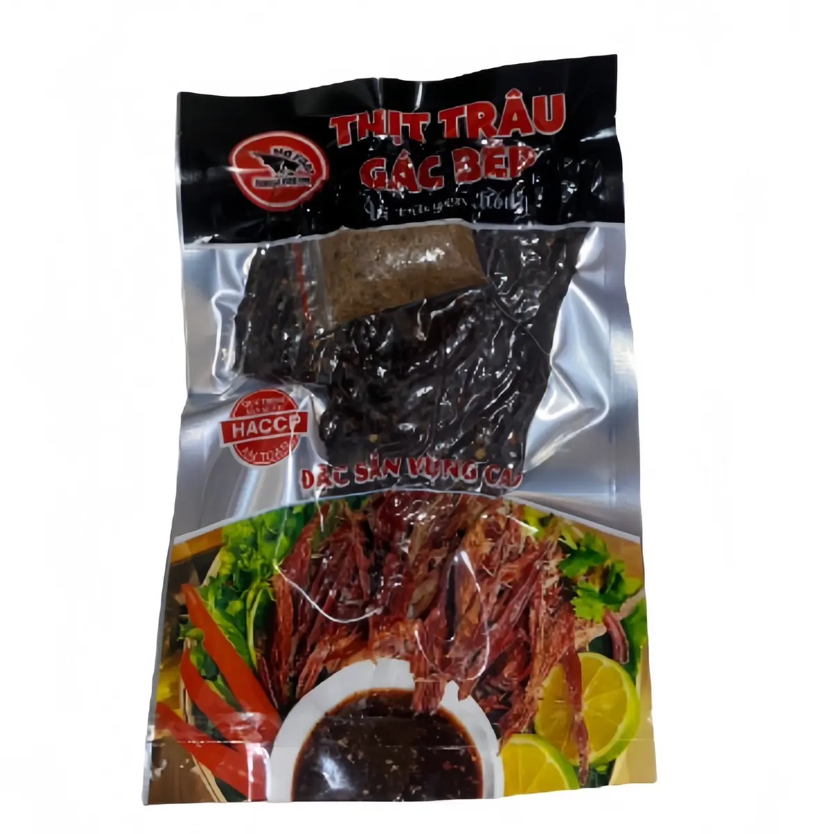 HÃY THỬ  200GAM - THỊT TRÂU GÁC BẾP HÀ GIANG + KÈM CHẨM CHÉO Ăn Vặt Food Snack Thức Ăn