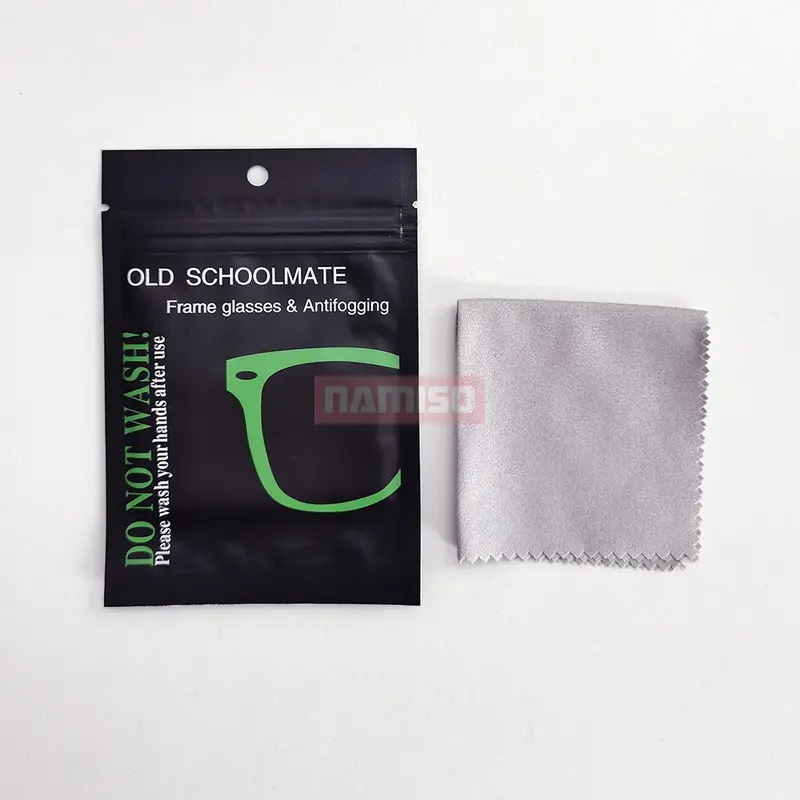 Kain Lap Basah Kacamata Bebas Embun Kabut Anti Fog Suede Sachet 5