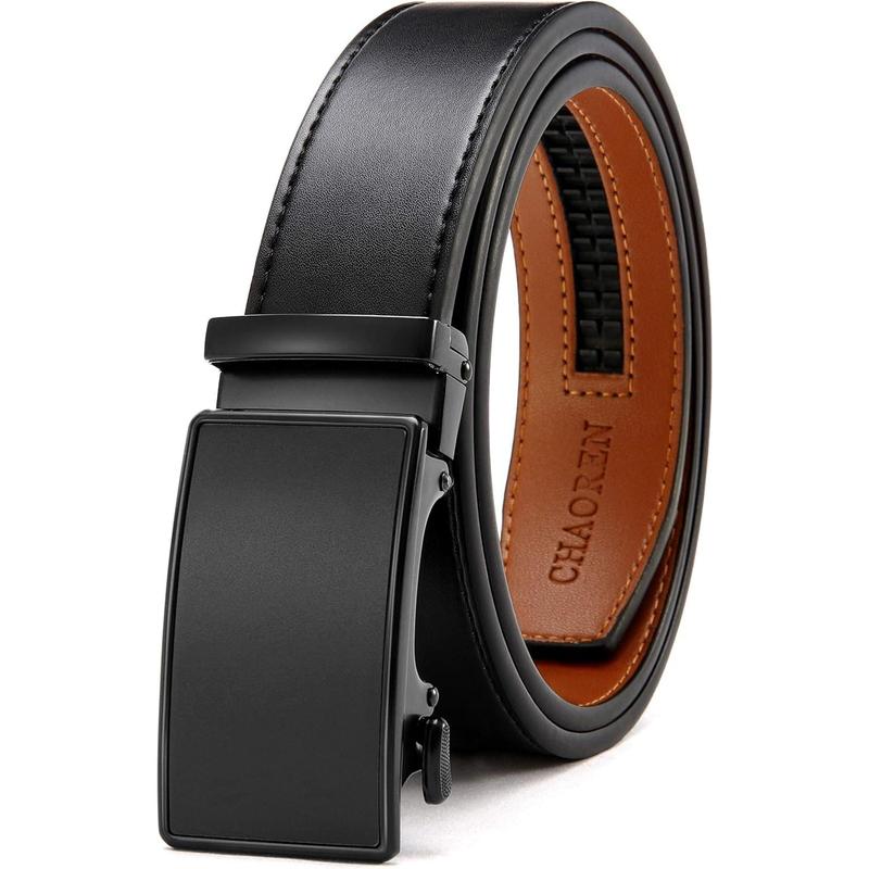 TikTok Shop: Mens Belt Leather Ratchet Belt - Customizable Fit, Effortless  Style (35mm)