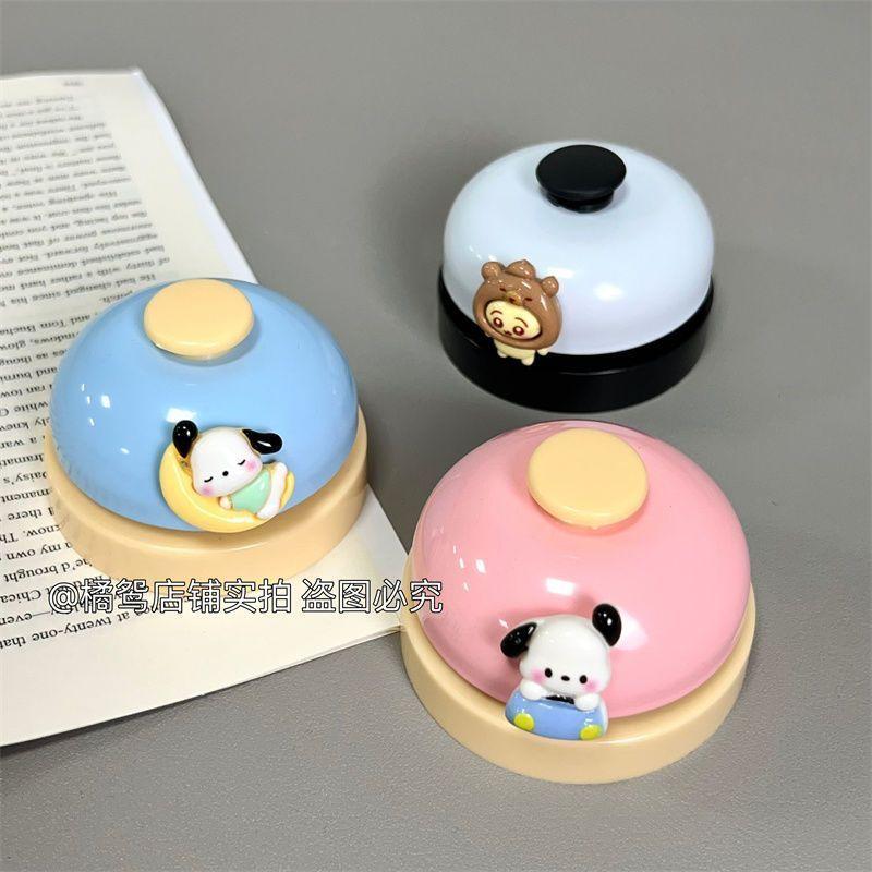 Product Introduction of Cute Cartoon Bell Hand-Pressed Answer Bell Pet Calling Bell Front Desk Serving Bell Table Bell Live Room Deal Bell 6