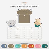 Gambar Sumimo Embroidery Pocket T-Shirt (Satuan) - Pink Rabbit, 7 dari Sumimo Kota Administrasi Jakarta Barat 5 Tokopedia