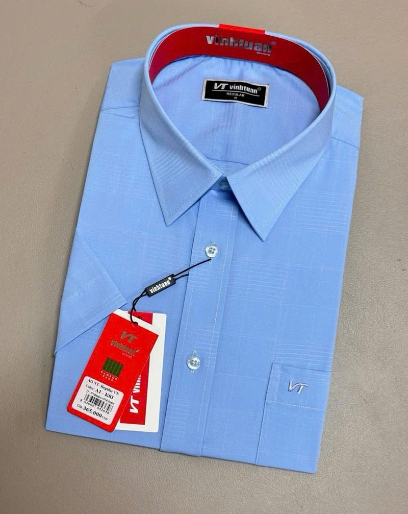 Product Introduction of Áo sơ mi nam cao cấp kiểu dáng Regular ngắn tay gấu bằng 11