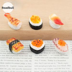 ROADBULL新しいしいシミュレーションすしシリーズ おもちゃを食べるDIYクリームグルー樹脂アクセサリー ヘアアクセサリー ヘアピン ペンダント スマホケース