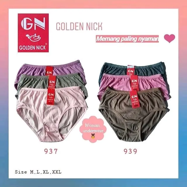 celana dalam wanita Katun Polos Dewasa