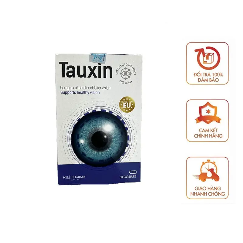 TAUXIN  Latvia  – Viên uống tăng cường thị lực và làm chậm quá trình lão hóa mắt – Hộp 30 viên 5