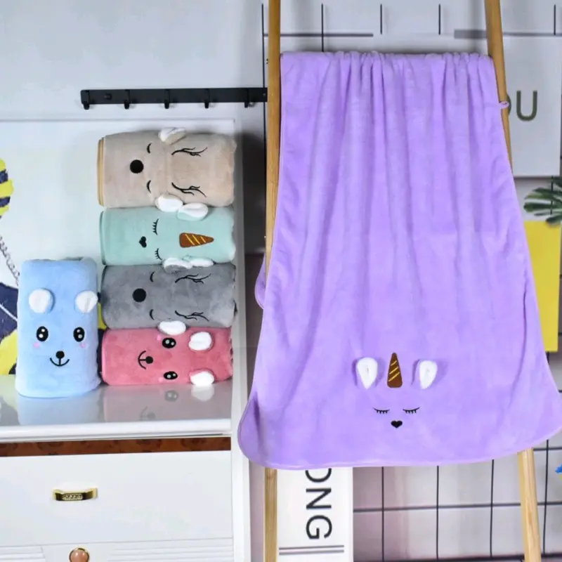 PRODUK TERBARU!!! Handuk Mandi Bayi Bahan Microfiber Boneka Super Lembut Ukuran 0