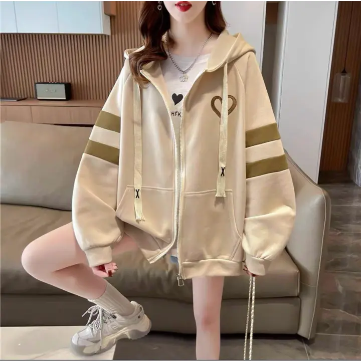 Áo Khoác Nỉ Nữ Form Rộng Phong Cách Thiết Kế Thời Trang Mùa Thu Đông Hotrend Cho Các Bạn Trẻ Benzen Store Women Top Hoodie