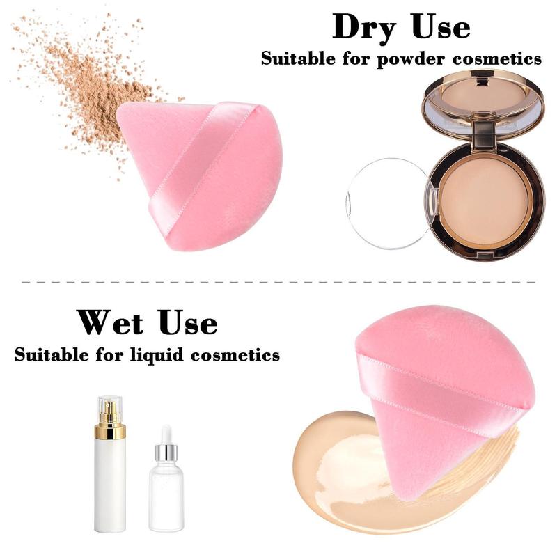 Dry & Wet Use Makeup Sponge & Powder Puff Set, 14/15pcs Bow Design Headband & Wristband & Makeup Sponges & Powder Puffs, Multi-functional Makeup Tools for Women & Girls, Valentine's Day Gift, Makeup 6
