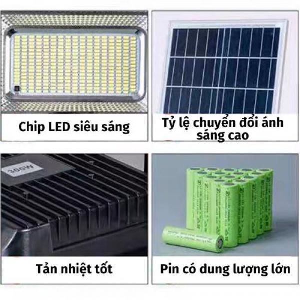 【Bán hàng trực tiếp từ nhà máy】Đèn năng lượng mặt trời 100W - Bảo hành 2 năm, Chống nước IP67 6