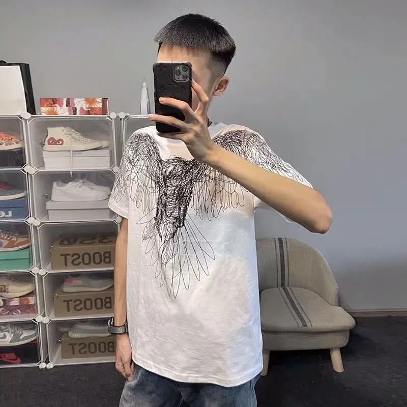 Product Introduction of Short Sleeve Men's Trendy Hong Kong Style Summer T-shirt Male Half Sleeve Bottoming Shirt Fashion 1