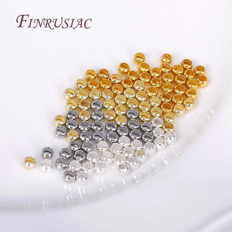 Product Introduction of High Quality Cylindrical Tube Crimp End Bead For Jewellery Making Supplies Wholesale 14K/18K Gold Plated 2mm Tube Crimp Beads 20