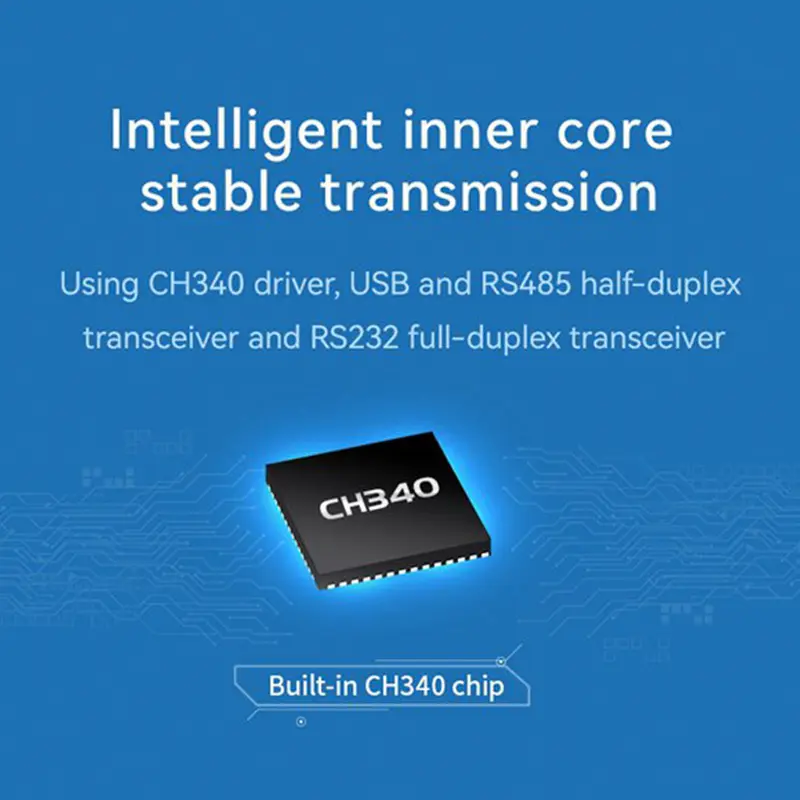 Bộ Chuyển Đổi USB Sang RS485 RS232 Công Nghiệp, Bảo Vệ Nâng Cấp Bộ Chuyển Đổi RS485 Tương Thích Với Tiêu Chuẩn V2.0, Đầu Nối 485 5