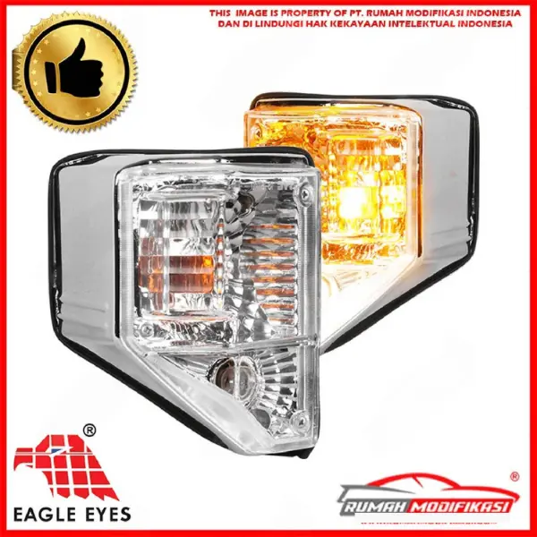 FRONT CORNER LAMP - TOYOTA LAND CRUISER 1985-1987 - CRYSTAL - CLEAR