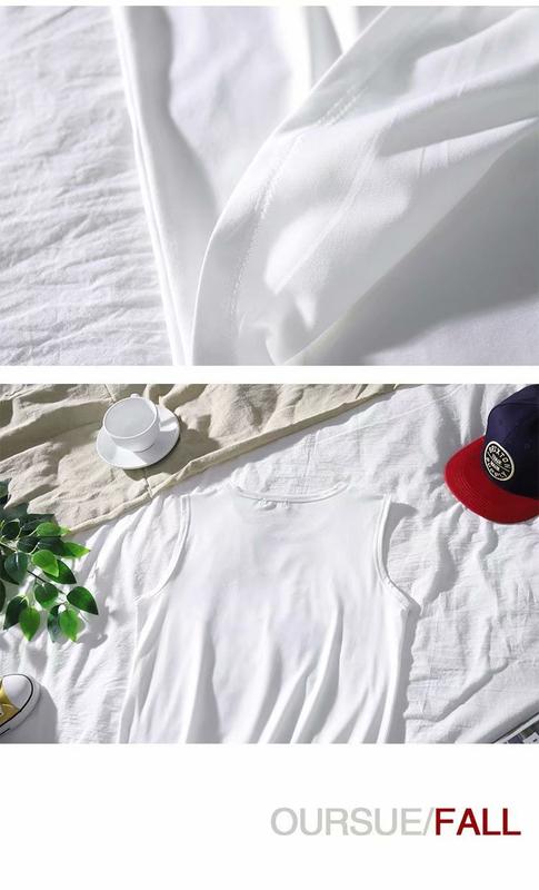 Product Introduction of 2024 Summer New Men's Vest Fashion Youth Casual T-shirt Sleeveless Sports Loose Top 6