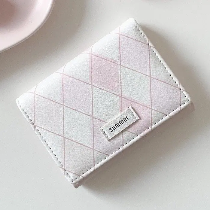 Ví nữ ngắn mini cute dễ thương đựng tiền bỏ túi gấp gọn nhiều ngăn thời trang Hàn Quốc đẹp giá rẻ cao cấp TAHYCO VN72 3