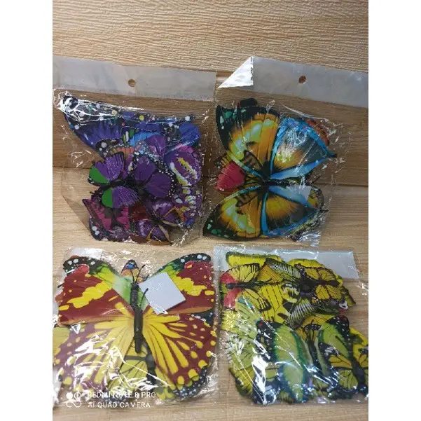stiker 3d kupu kupu isi 12 0