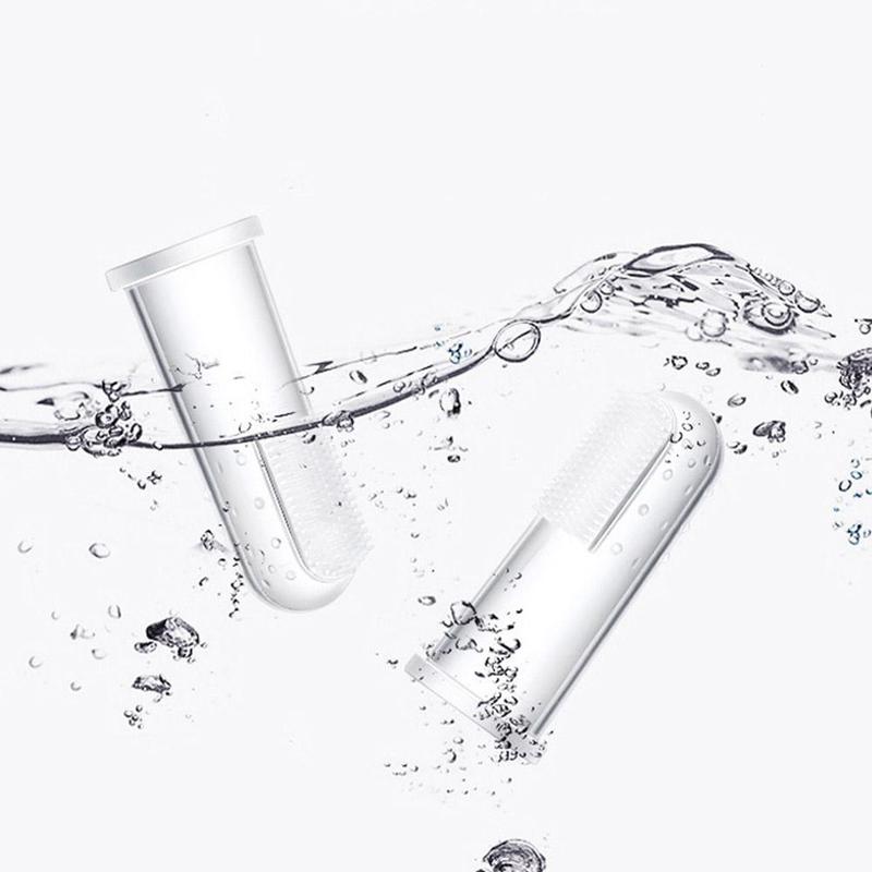 Product Introduction of Pet Finger Toothbrush Silicone Toothbrush Dog Cat Finger Brush Finger Pet Supplies Toothbrush J4N5 29