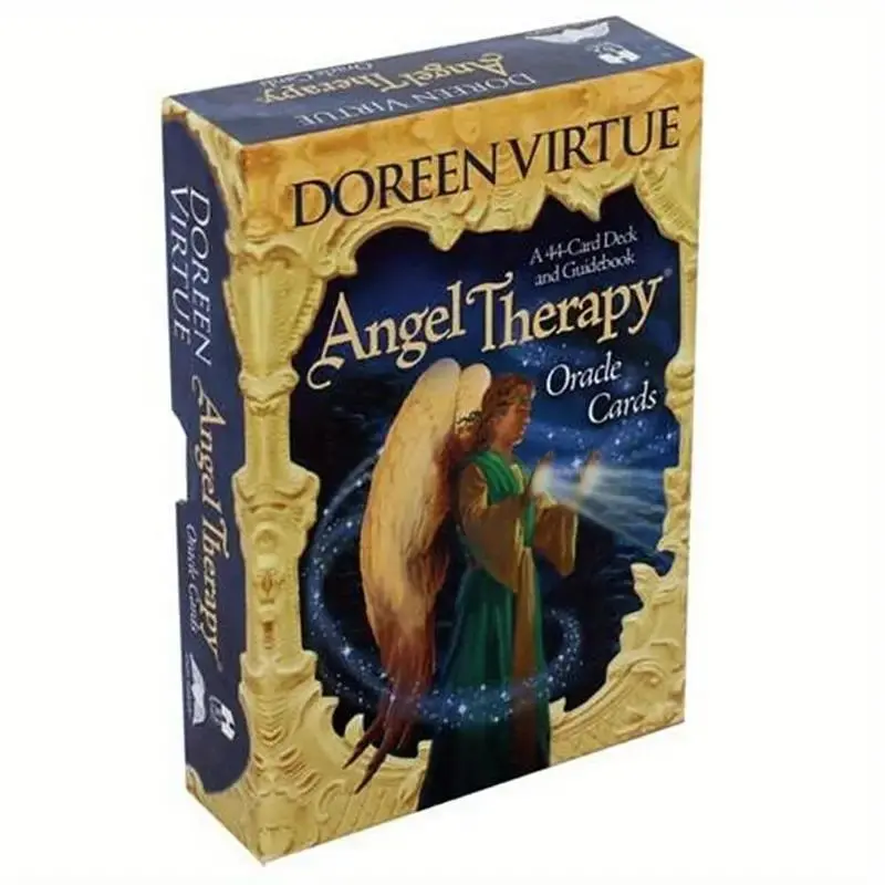 Angel Therapy Tarot Card Game, 1 Box Fortune Telling Game Cards, Educational Multiplayer Game Card, Gift for Family Friends