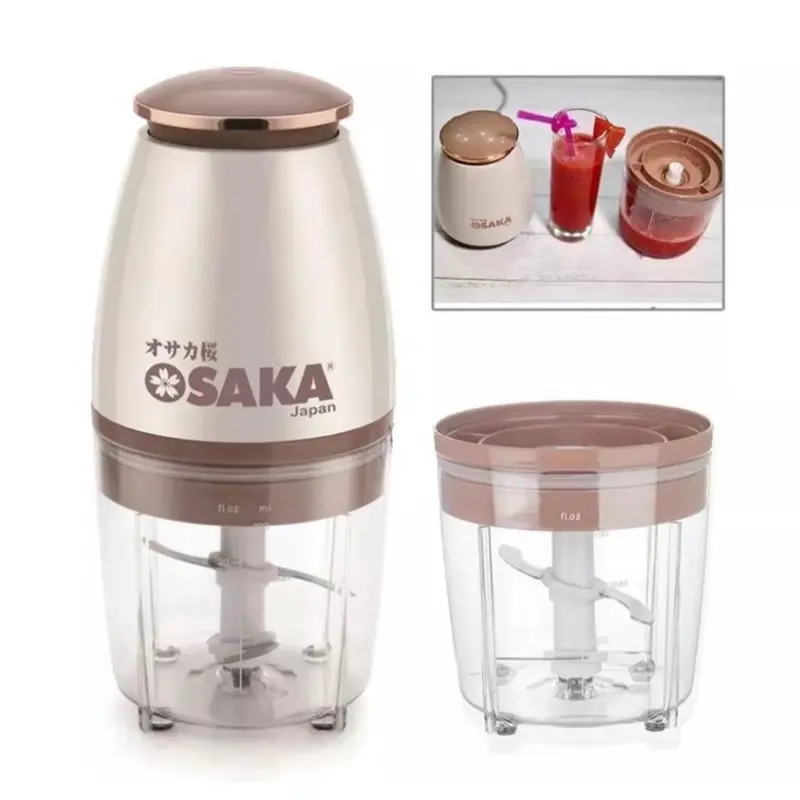 Máy xay đa năng osaka Nhật Bản - máy xay  sinh tố, thịt cao cấp - lưỡi dao lớn không rỉ 0