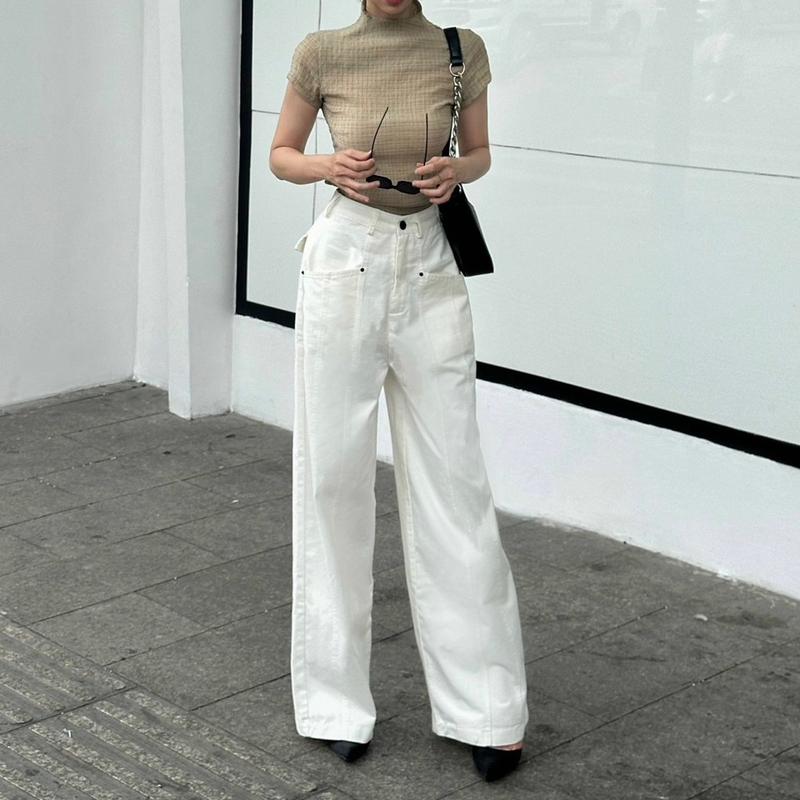 [SMOR] Quần kaki ống rộng lai giữa TOTE