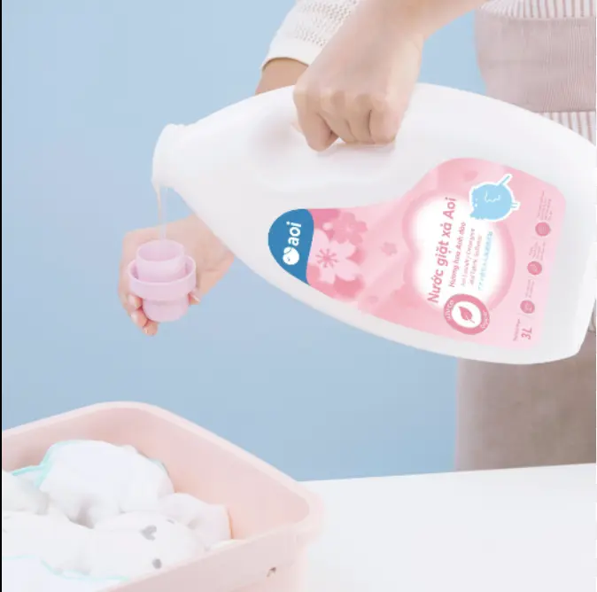Nước giặt xả hữu cơ Aoi cho bé từ sơ sinh, dung tích 3L nhiều mùi hương thơm lâu - Childs Day Store 7