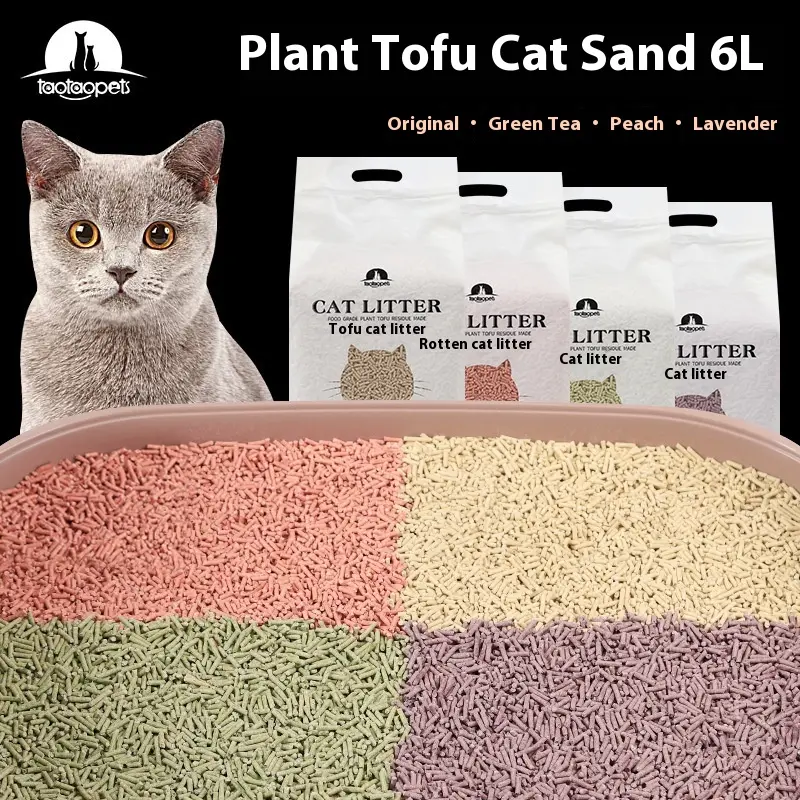 Tofu Cat Cleaning Clump Litter (6L)